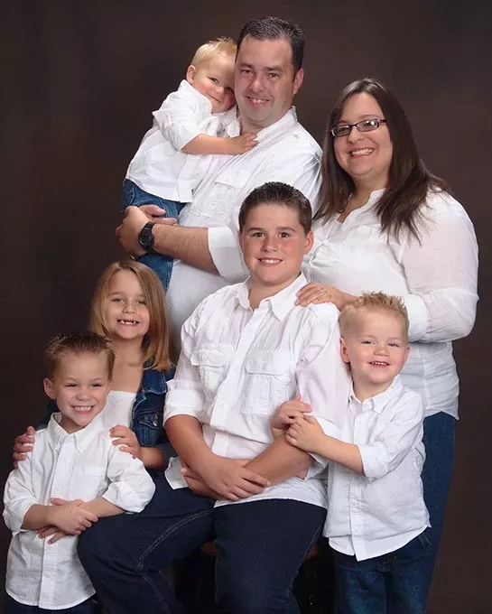 The Taylor household grew by five when Jeremy and Michelle decided to adopt a group of siblings. - PROVIDED