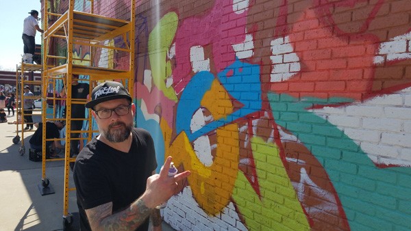 Graffiti artist and Plaza Walls co-curator Kris Kanaly will paint a mural directly on the Oklahoma Contemporary walls as part of the gallery&#146;s Not For Sale exhibit. (provided)