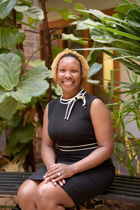 Attorney Kendra Coleman poses for a photo at her office building, Wednesday, April 5, 2017. - GARETT FISBECK