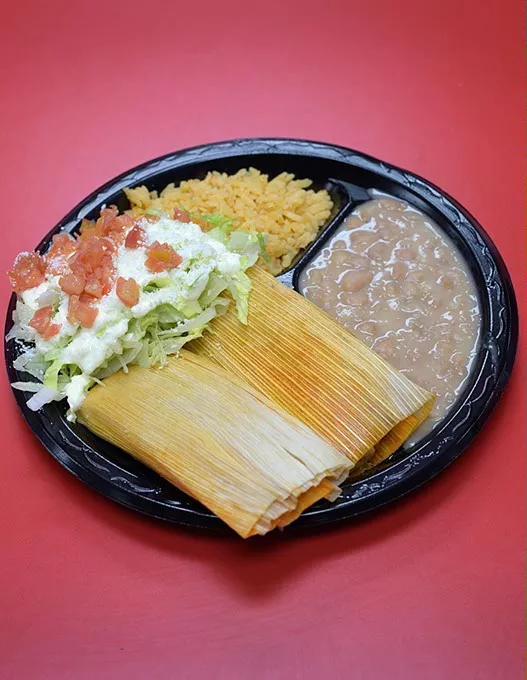 Tamales at Supermercado Morelos, Monday, May 22, 2017. - GARETT FISBECK