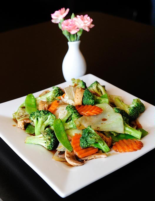 Pad Vegetables at Bistro 38 Thai Green Cuisine in Oklahoma City, Wednesday, Dec. 23, 2015. - GARETT FISBECK