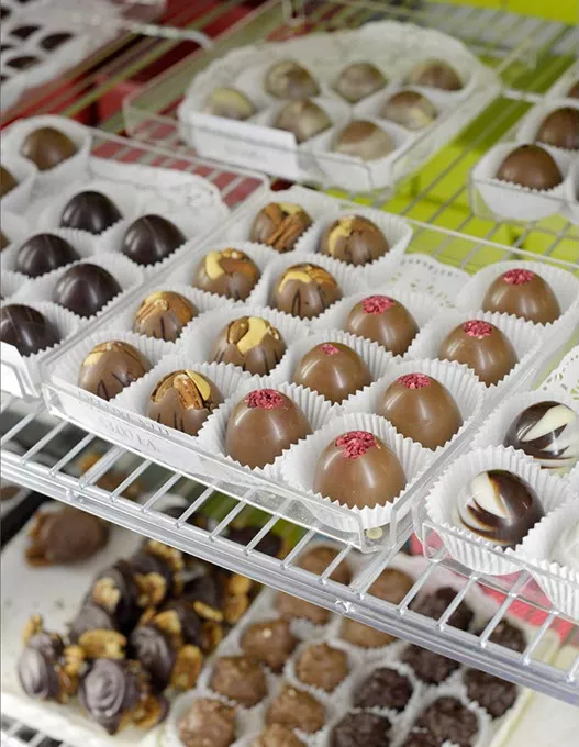 Chocolate at 42nd St. Candy, Wednesday, Jan. 18, 2017. - GARETT FISBECK