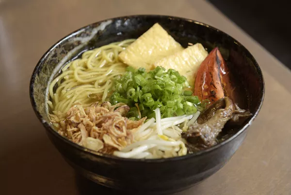 Gor? Ramen + Izakaya’s yasai ramen | Photo Garett Fisbeck