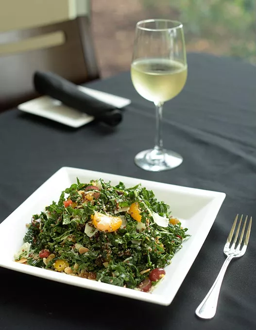 Kale and quinoa salad at Pepperoni Grill, Thursday, July 27, 2017. - GARETT FISBECK