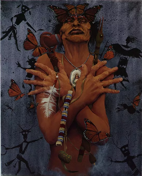 “In the Mourning of the Night They Came to Me,” 1998 (Fred Jones Jr. Museum of Art / The University of Oklahoma / provided)