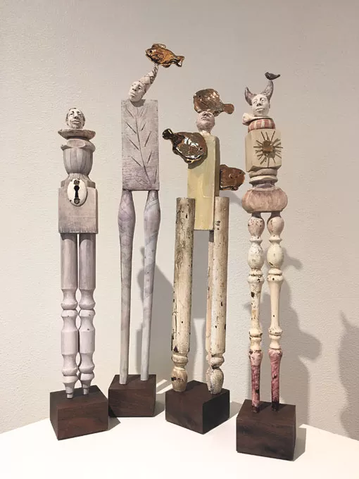 John Wolfe sculptures are available for purchase at Christmas at the Elms. | Photo JRB Art at the Elms / provided