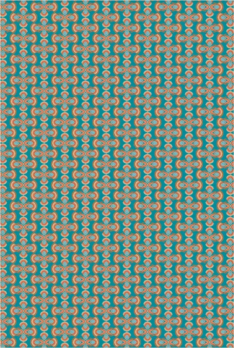 Local artist Tiffany McKnight used colors inspired by a trip to Santa Fe. Image Tiffany McKnight provided