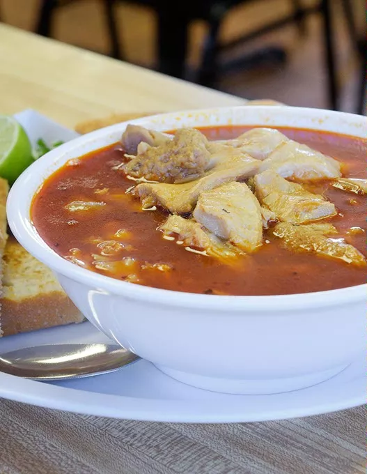 Menudo at Taqueria El Rey, Monday, Oct. 3, 2016. - GARETT FISBECK