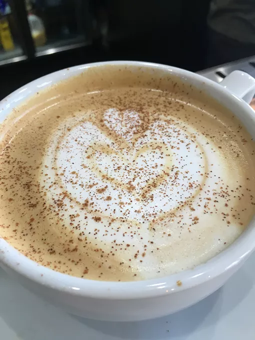 A dirty chai latte at Aurora - JACOB THREADGILL