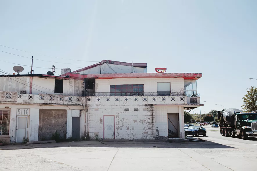 Time has taken its toll on the Donnay Building, which was completed in 1954. - ALEXA ACE