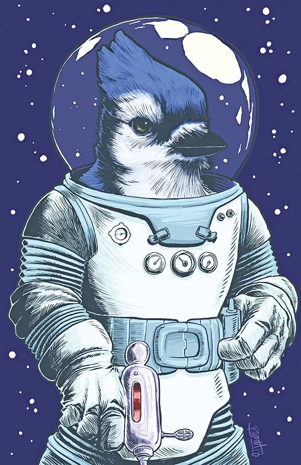 "Captain Galactibeak" by Jerry Bennett - PROVIDED