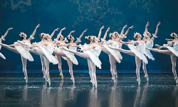 The Snowflakes dance in The Nutcracker. - JANA CARSON / PROVIDED