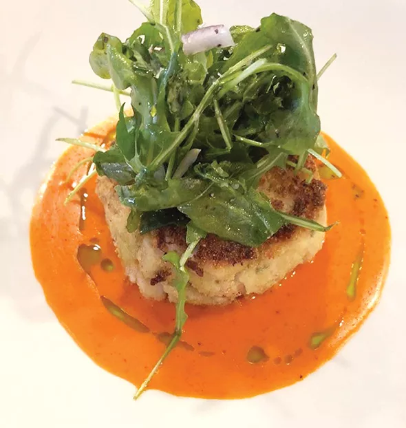 A fish cake from Patrono’s 2017 Feast of the Seven Fishes - PROVIDED