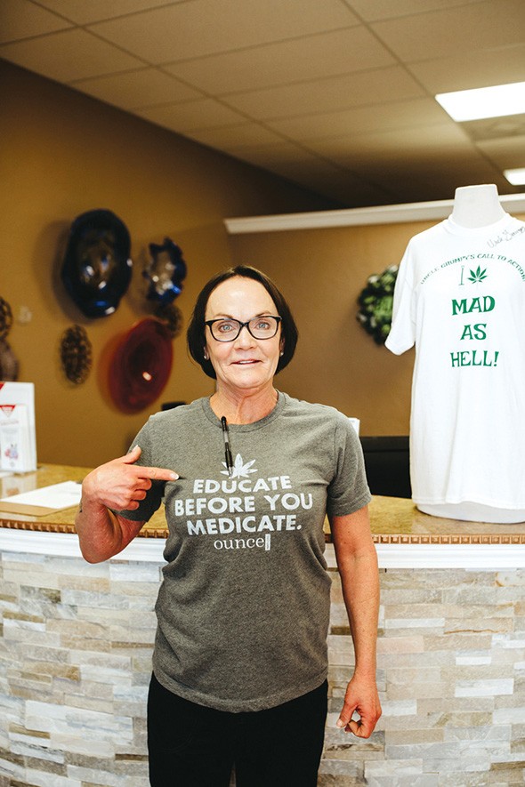 Green Hope Wellness owner Renee Harper - stresses the importance of discussing current medications and possible counteractions with medical marijuana. - ALEXA ACE