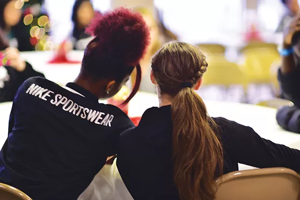 Girls at Pivot - A Turning Point for Youth can participate in Girl Talk once a month and hear from professional women from the community who have overcome adversity. - PROVIDED