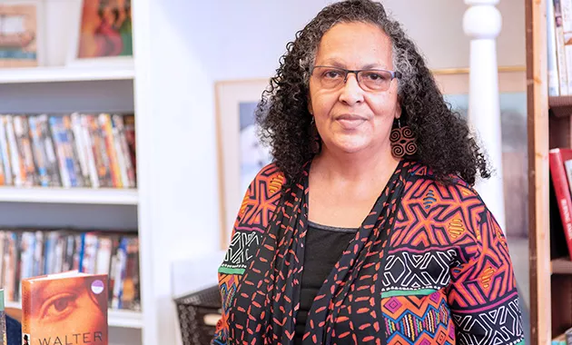 Camille Landry, owner of Nappy Roots Books, said the store functions as a community center representative of its location in northeast Oklahoma. - MIGUEL RIOS
