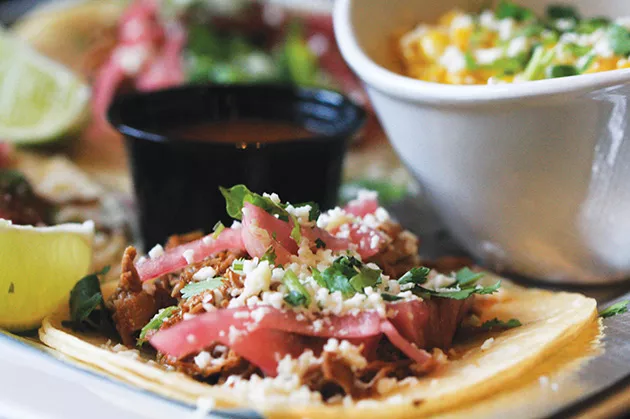 Yucatan Taco Stand is serving its barbacoa taco — normally 11.99 — for $8.95 during Taco Week. - PROVIDED