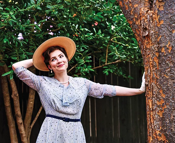 Bligh Voth plays Alice Murphy in Bright Star, a bluegrass-inspired musical written by Steve Martin and Edie Brickell, making its regional premiere April 3-28 at Lyric at the Plaza. - K. TALLEY PHOTOGRAPHY / PROVIDED