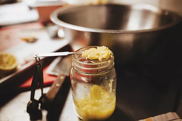 Budder prepared with cannabis - ALEXA ACE
