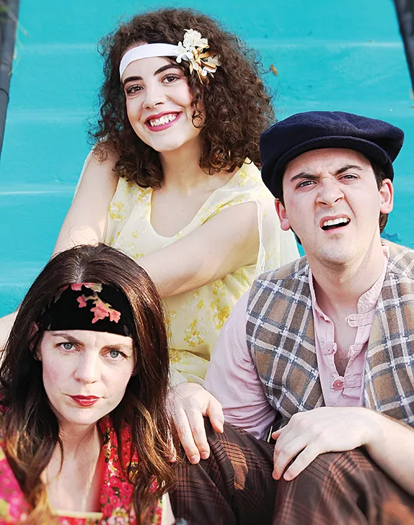 Rachel Ryan Nicholes, Rachel Necessary and Jordan Nicholes star in Oklahoma Shakespeare’s production of William Shakespeare’s The Comedy of Errors June 6-29 at Myriad Botanical Gardens’ Water Stage. - PROVIDED