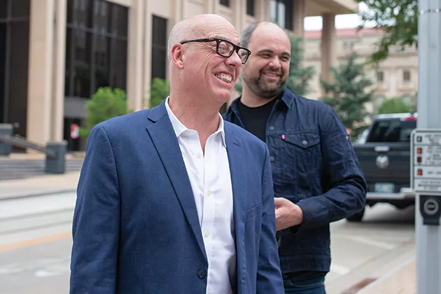 Lance McDaniel and Stephen Tyler work closely with students in rural areas, offering access to virtual reality technology. - ALEXA ACE