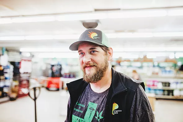 Justin Jicha at Organics OKC offers growers advice and products to help with - Oklahoma’s outdoor growing season and their indoor operations. - ALEXA ACE