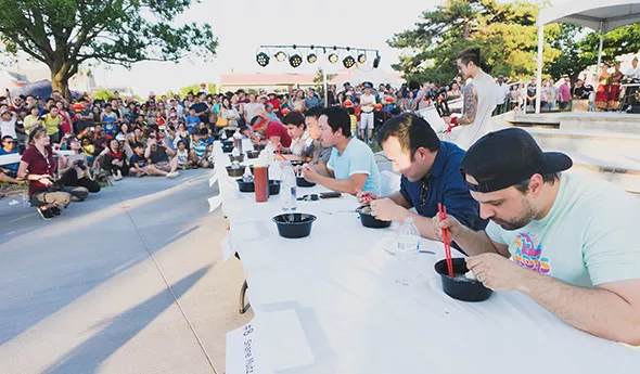 After last year’s pho eating competition, this year’s Night Market Festival features an egg roll competition. - VILONA MICHAEL / PROVIDED