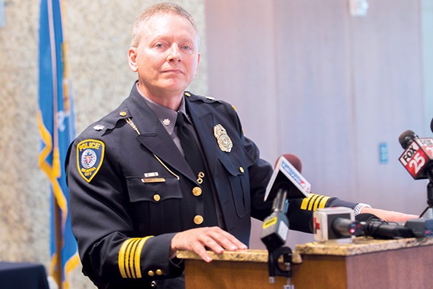 Wade Gourley now serves as Oklahoma City Police Department’s 50th chief. - MIGUEL RIOS