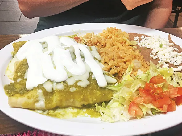 Chicken enchilada verde - JACOB THREADGILL