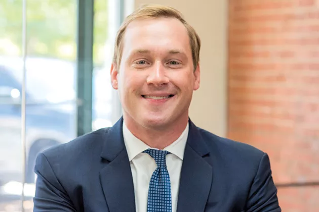 J. Blake Patton, attorney at Walding & Patton, represents Tulsa Women’s Clinic in a case challenging a 2015 abortion law. - MIGUEL RIOS