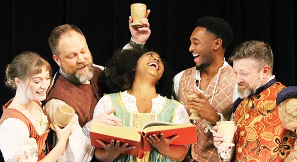 Kate Kemmet, Tyler Woods, Aiesha Watley, Darius Freeman and Chris Rodgers star in The Book of Will. - PROVIDED