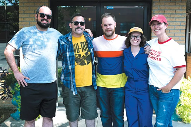 from left Jess Eddy, Marty Peercy, Nate Ward, Katrina Ward and Suzette Grillot started On Our Campus to impact change at OU. - KIND OF COMPANY / PROVIDED