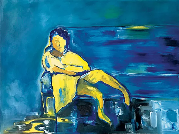 “In a Mood,” by Mary James Ketch - MAINSITE CONTEMPORARY ART | PROVIDED