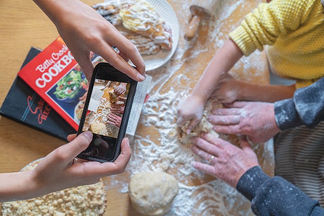More than half of millennials use their phone or mobile device to display recipes while they cook. - PHILLIP DANNER