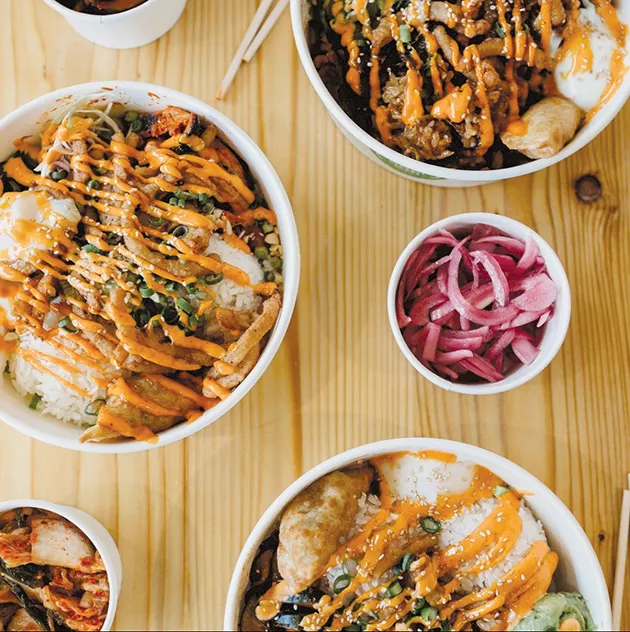 An assortment of bowl items available at Gogi Go! - GAZETTE / FILE
