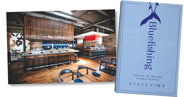 Gun Izakaya | Photo Alexa Ace • Bluefishing: The Art of Making Things Happen by Steve Sims | Image Simon & Schuster / provided