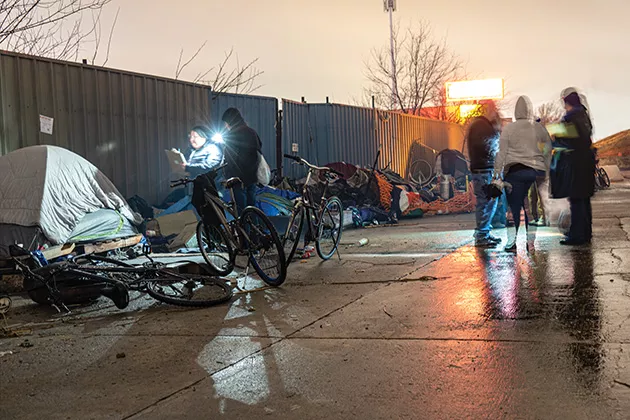 The count took place Jan. 23, with a total of 250 volunteers throughout the day and across the city. - PHILLIP DANNER
