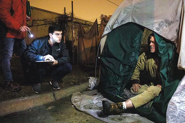 Officials say the 2020 Point in Time Count for people experiencing homelessness was the most organized it has ever been. - NATHAN POPPE / THE CURBSIDE CHRONICLE / PROVIDED