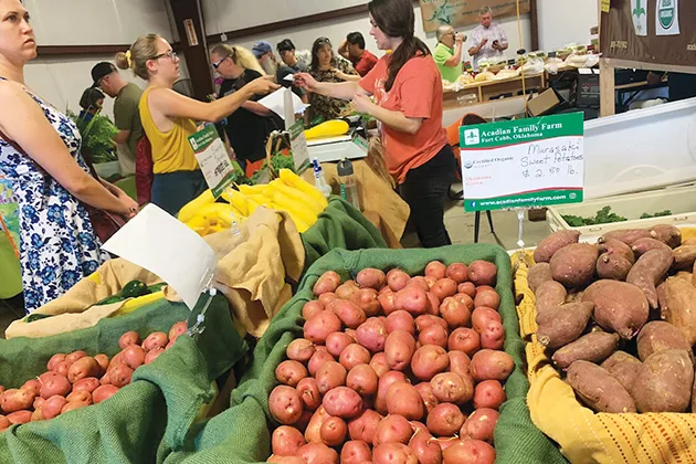 The first day of the farmers market at Scissortail Park is April 4. - PROVIDED