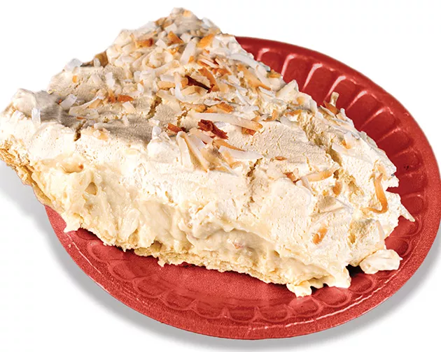 Coconut cream is among the most popular pies at Philly Homa. - PHILLIP DANNER