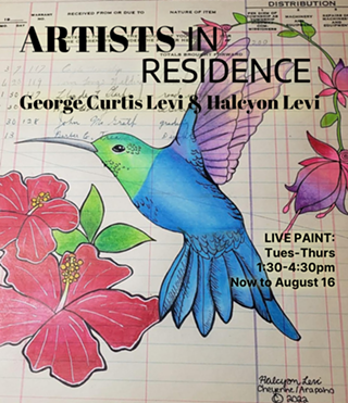 Artists in Residence: Exhibit & Live Painting with George Curtis Levi and Halcyon Levi