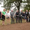City of Oklahoma City leaders, Midtown stakeholders and SoSA neighbors turned some dirt to symbolize the next chapter in the life of Red Andrews Park at a ground breaking ceremony Aug. 1 | Photo Garett Fisbeck City of Oklahoma City leaders, Midtown stakeholders and SoSA neighbors turned some dirt to symbolize the next chapter in the life of Red Andrews Park at a ground breaking ceremony Aug. 1 | Photo Garett Fisbeck
