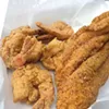 Shrimp and catfish from Tez Wingz Shrimp and catfish from Tez Wingz