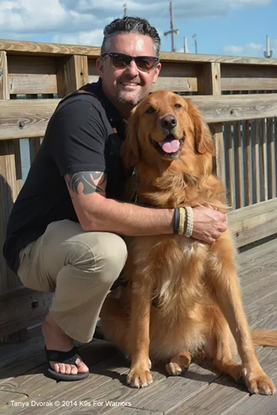 Bella and Kevin - PHOTO COURTESY OF K9S FOR WARRIORS