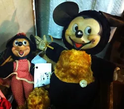 creepy mickey mouse doll
