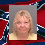 A Florida woman beat up her husband for not taking down his Confederate flag