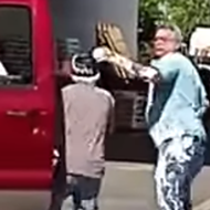 Video shows four grown men fighting with paint at a Florida Home Depot