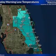 It's beginning to feel a lot like winter (for a few days) in Orlando this week