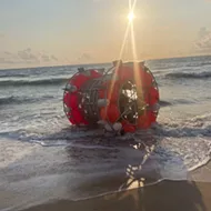 Florida man washes ashore in bubble he intended to ride to New York