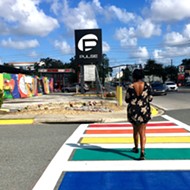 Crews finish installing Orlando's new rainbow crosswalk near Pulse